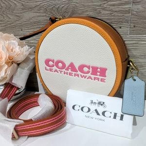 Coach Kia Circle Bag In Colorblock
